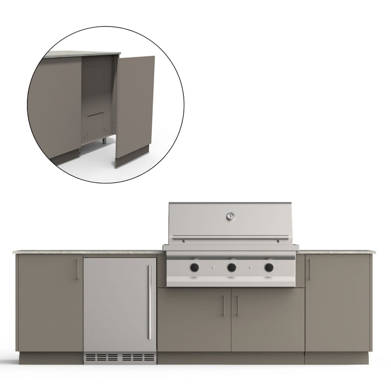 Urban Bonfire Urban Bonfire Dusk 42 Outdoor Kitchen Clay / None / Yes C-DUSK42-CL-BCKP Outdoor Kitchen Pre-Built Bundle