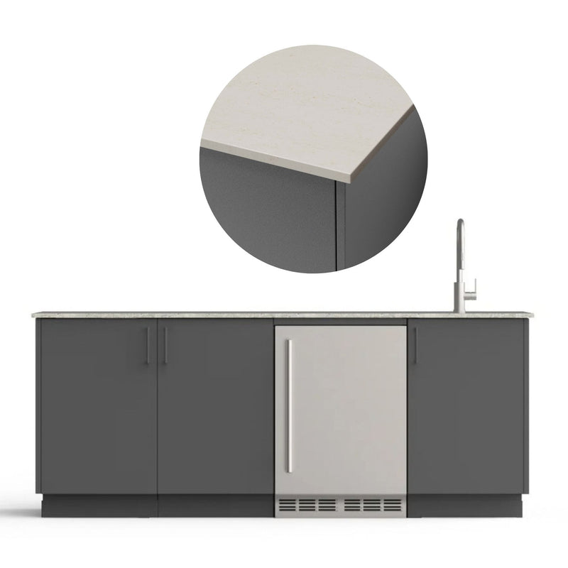 Urban Bonfire Urban Bonfire Lagoon Outdoor Kitchen Anthracite / Danae / No C-LAGOON-AN-DANAE Outdoor Kitchen Pre-Built Bundle
