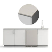 Urban Bonfire Urban Bonfire Lagoon Outdoor Kitchen Chantilly / Danae / No C-LAGOON-CH-DANAE Outdoor Kitchen Pre-Built Bundle