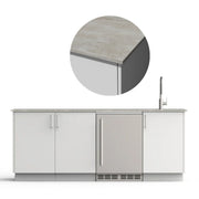 Urban Bonfire Urban Bonfire Lagoon Outdoor Kitchen Chantilly / Keon / No C-LAGOON-CH-KEON Outdoor Kitchen Pre-Built Bundle