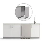 Urban Bonfire Urban Bonfire Lagoon Outdoor Kitchen Chantilly / None / Yes C-LAGOON-CH-BCKP Outdoor Kitchen Pre-Built Bundle