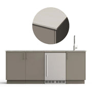 Urban Bonfire Urban Bonfire Lagoon Outdoor Kitchen Clay / Danae / No C-LAGOON-CL-DANAE Outdoor Kitchen Pre-Built Bundle