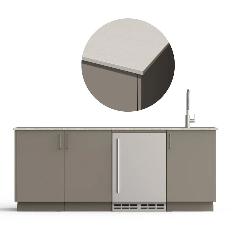 Urban Bonfire Urban Bonfire Lagoon Outdoor Kitchen Clay / Danae / No C-LAGOON-CL-DANAE Outdoor Kitchen Pre-Built Bundle