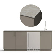 Urban Bonfire Urban Bonfire Lagoon Outdoor Kitchen Clay / Keon / No C-LAGOON-CL-KEON Outdoor Kitchen Pre-Built Bundle
