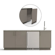 Urban Bonfire Urban Bonfire Lagoon Outdoor Kitchen Clay / None / Yes C-LAGOON-CL-BCKP Outdoor Kitchen Pre-Built Bundle