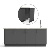 Urban Bonfire Urban Bonfire Perseid Outdoor Kitchen Anthracite / None / Yes C-PERSEID-AN-BCKP Outdoor Kitchen Pre-Built Bundle