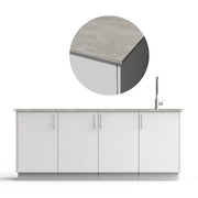 Urban Bonfire Urban Bonfire Perseid Outdoor Kitchen Chantilly / Keon / No C-PERSEID-CH-KEON Outdoor Kitchen Pre-Built Bundle