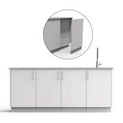 Urban Bonfire Urban Bonfire Perseid Outdoor Kitchen Chantilly / None / Yes C-PERSEID-CH-BCKP Outdoor Kitchen Pre-Built Bundle