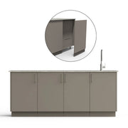 Urban Bonfire Urban Bonfire Perseid Outdoor Kitchen Clay / None / Yes C-PERSEID-CL-BCKP Outdoor Kitchen Pre-Built Bundle