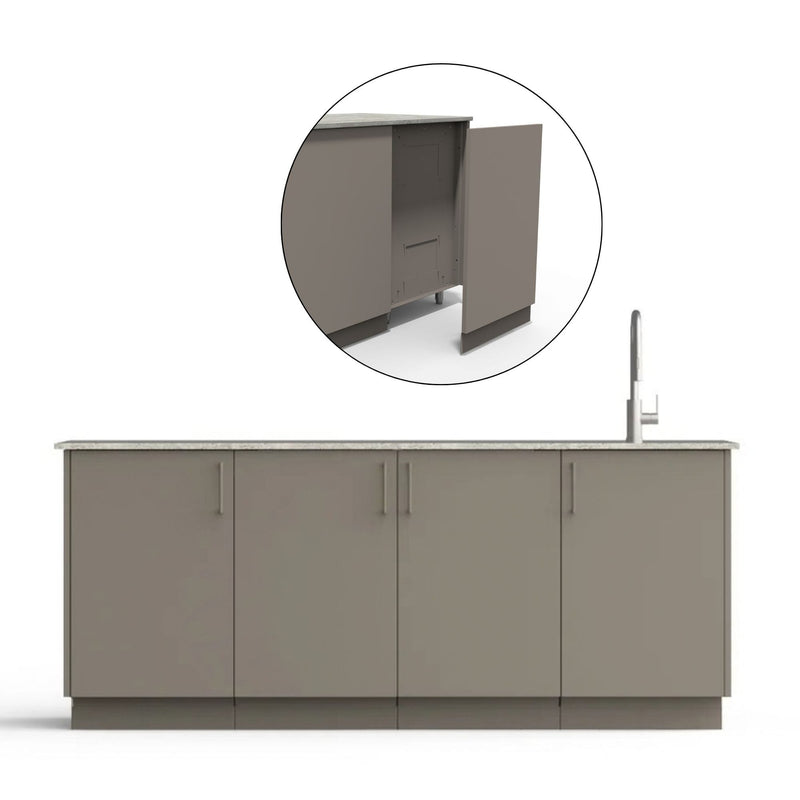 Urban Bonfire Urban Bonfire Perseid Outdoor Kitchen Clay / None / Yes C-PERSEID-CL-BCKP Outdoor Kitchen Pre-Built Bundle