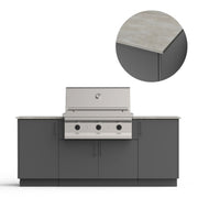 Urban Bonfire Urban Bonfire Sierra 36 Outdoor Kitchen Anthracite / Keon / No C-SIERRA36-AN-KEON Outdoor Kitchen Pre-Built Bundle