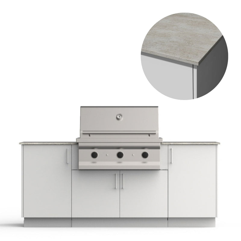 Urban Bonfire Urban Bonfire Sierra 36 Outdoor Kitchen Chantilly / Keon / No C-SIERRA36-CH-KEON Outdoor Kitchen Pre-Built Bundle