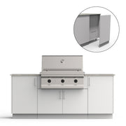 Urban Bonfire Urban Bonfire Sierra 36 Outdoor Kitchen Chantilly / None / Yes C-SIERRA36-CH-BCKP Outdoor Kitchen Pre-Built Bundle