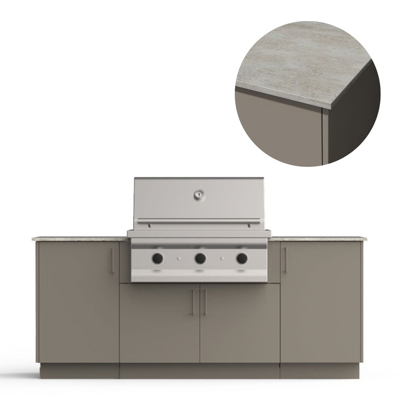 Urban Bonfire Urban Bonfire Sierra 36 Outdoor Kitchen Clay / Keon / No C-SIERRA36-CL-KEON Outdoor Kitchen Pre-Built Bundle