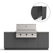 Urban Bonfire Urban Bonfire Sierra 42 Outdoor Kitchen Anthracite / None / Yes C-SIERRA42-AN-BCKP Outdoor Kitchen Pre-Built Bundle
