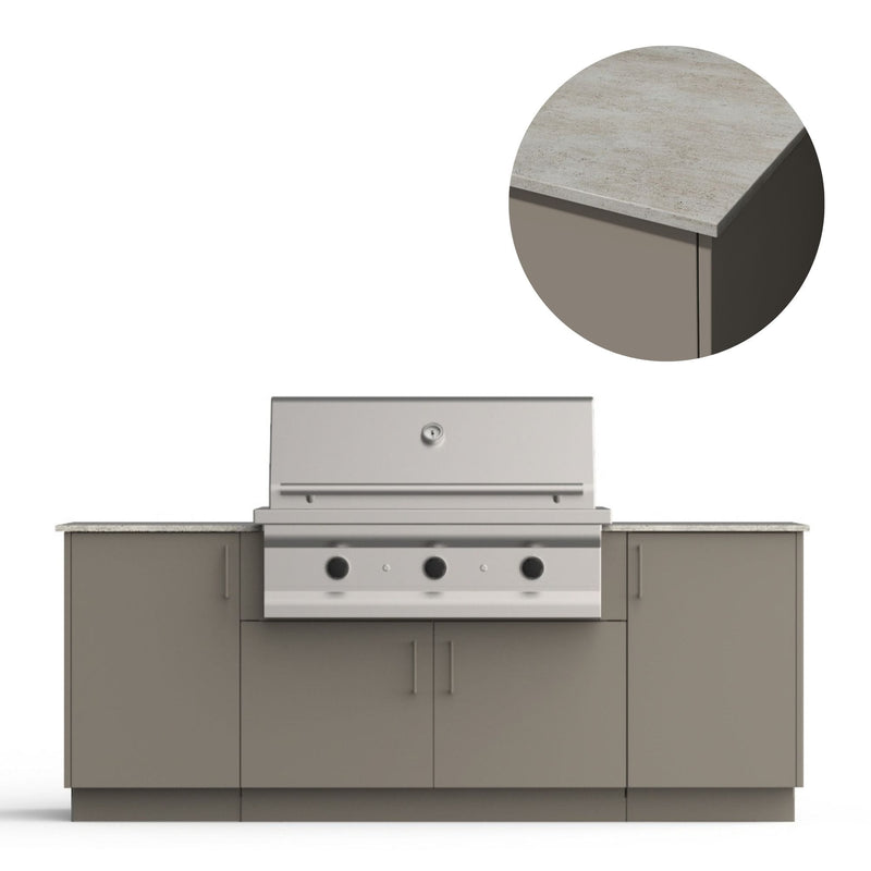 Urban Bonfire Urban Bonfire Sierra 42 Outdoor Kitchen Clay / Keon / No C-SIERRA42-CL-KEON Outdoor Kitchen Pre-Built Bundle