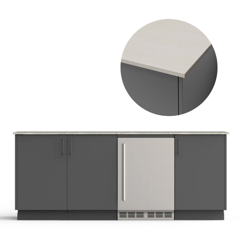 Urban Bonfire Urban Bonfire Vermont Outdoor Kitchen Anthracite / Danae / No C-VERMONT-AN-DANAE Outdoor Kitchen Pre-Built Bundle