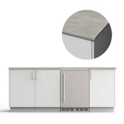 Urban Bonfire Urban Bonfire Vermont Outdoor Kitchen Chantilly / Keon / No C-VERMONT-CH-KEON Outdoor Kitchen Pre-Built Bundle