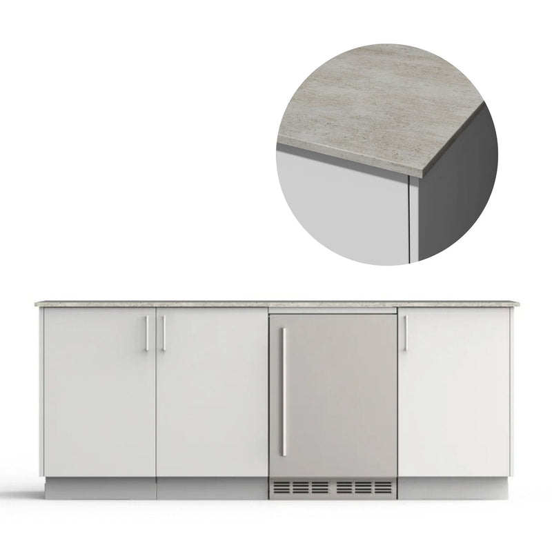 Urban Bonfire Urban Bonfire Vermont Outdoor Kitchen Chantilly / Keon / No C-VERMONT-CH-KEON Outdoor Kitchen Pre-Built Bundle
