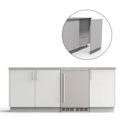 Urban Bonfire Urban Bonfire Vermont Outdoor Kitchen Chantilly / None / Yes C-VERMONT-CH-BCKP Outdoor Kitchen Pre-Built Bundle