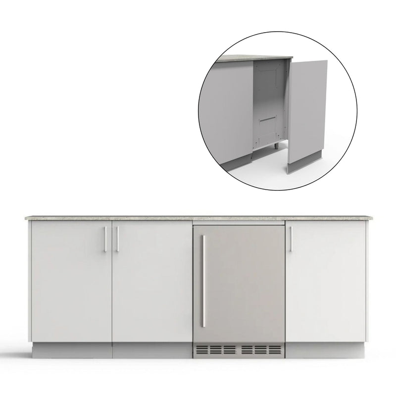 Urban Bonfire Urban Bonfire Vermont Outdoor Kitchen Chantilly / None / Yes C-VERMONT-CH-BCKP Outdoor Kitchen Pre-Built Bundle