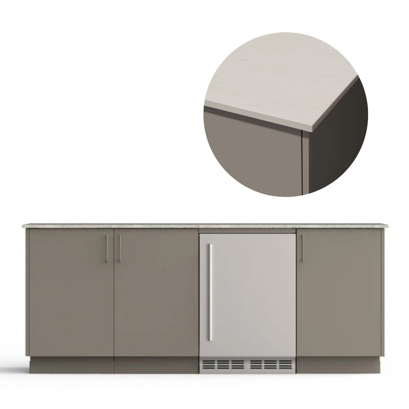 Urban Bonfire Urban Bonfire Vermont Outdoor Kitchen Clay / Danae / No C-VERMONT-CL-DANAE Outdoor Kitchen Pre-Built Bundle