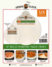 Urban Slicer Urban Slicer 14" Multi-Use Pizza Tray (6 Pack) UBS-84111 Accessory Pizza 850017841116