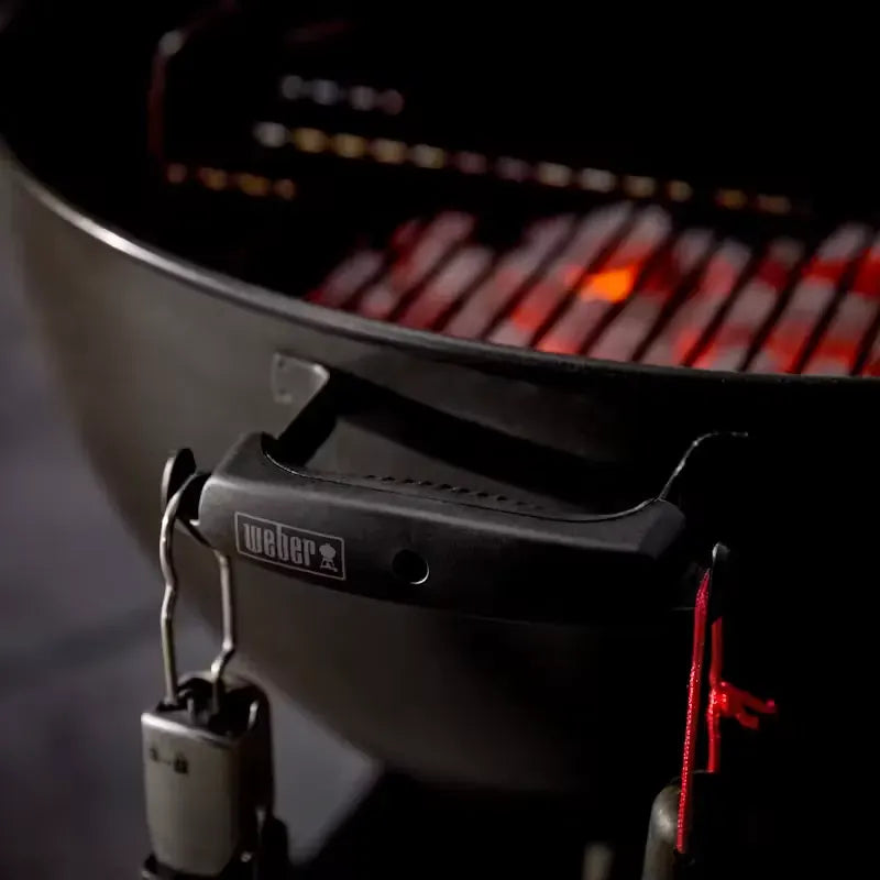 Weber Weber 22” Original Kettle Charcoal Grill Stealth Edition Charcoal / Black 1501278 Freestanding Charcoal Grill 077924898570