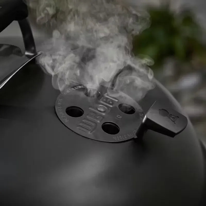 Weber Weber 22” Original Kettle Charcoal Grill Stealth Edition Charcoal / Black 1501278 Freestanding Charcoal Grill 077924898570