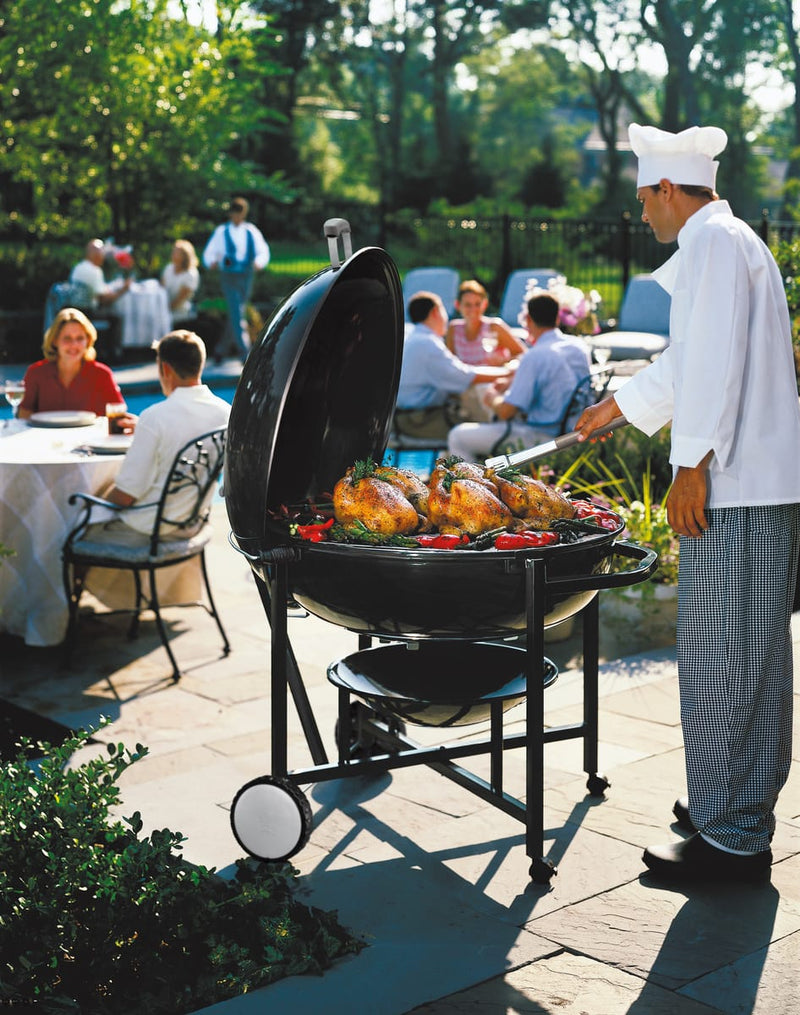 Weber Weber 37" Ranch Kettle Charcoal Grill Charcoal / Black 60020 Freestanding Charcoal Grill 077924024177