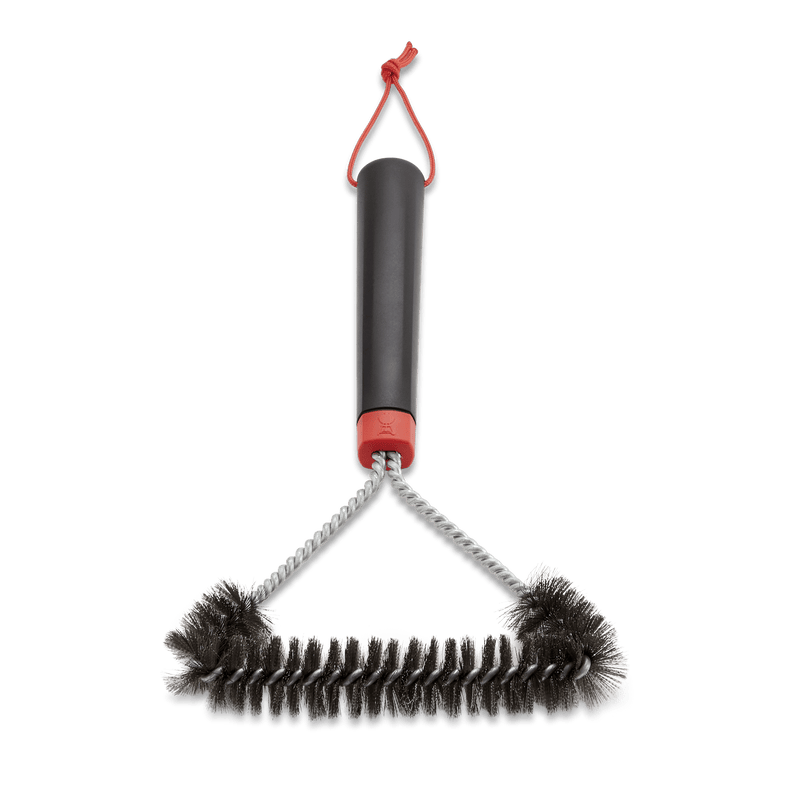 Weber Weber 6277 - Three-Sided Grill Brush 12" 6277 Accessory Cleaning Brush 077924159527