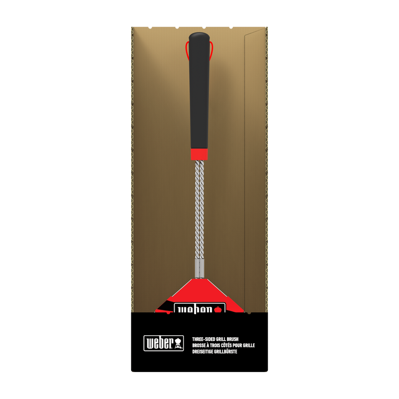 Weber Weber 6278 - Three-Sided Grill Brush 18" 6278 Accessory Cleaning Brush 077924159534