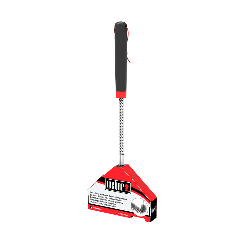 Weber Weber 6278 - Three-Sided Grill Brush 18" 6278 Accessory Cleaning Brush 077924159534