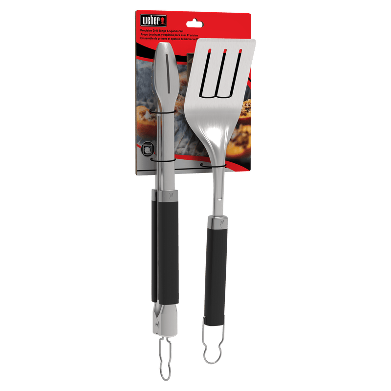 Weber Weber 6771 Precision Grill Tongs & Spatula Set 6771 Accessory Tong 077924162329