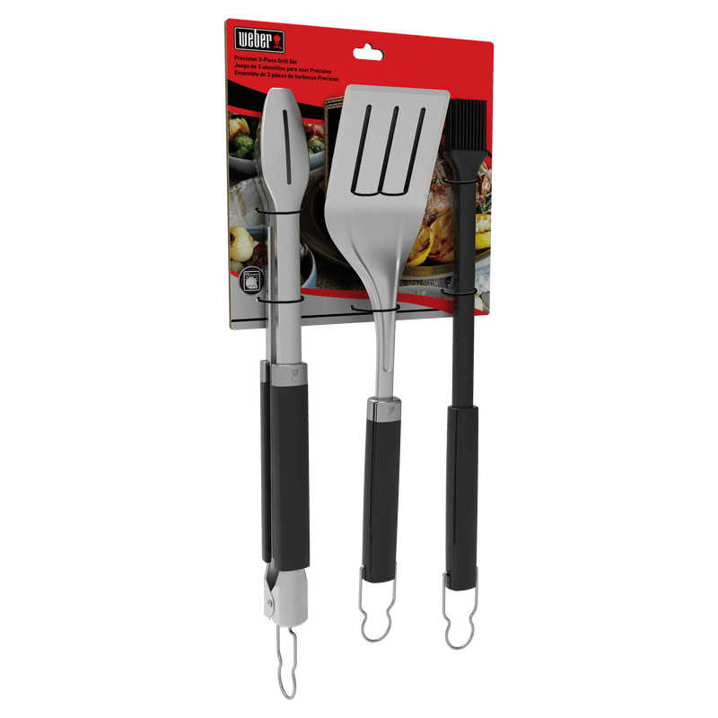 Weber Weber 6772 - Precision 3-Piece Grill Tool Set 6772 Accessory Spatula 077924162336