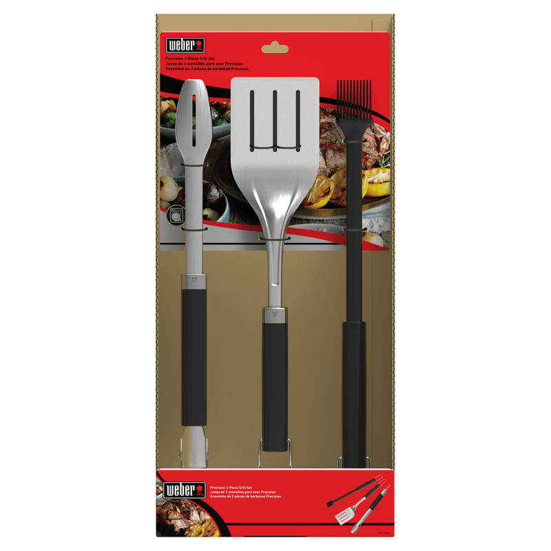 Weber Weber 6772 - Precision 3-Piece Grill Tool Set 6772 Accessory Spatula 077924162336