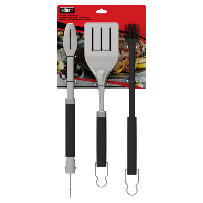 Weber 6772 - Precision 3-Piece Grill Tool Set — BBQing.com