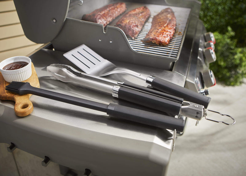 Weber Weber 6772 - Precision 3-Piece Grill Tool Set 6772 Accessory Spatula 077924162336