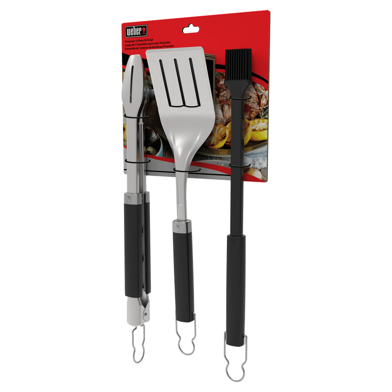 Weber Weber 6772 - Precision 3-Piece Grill Tool Set 6772 Accessory Spatula 077924162336