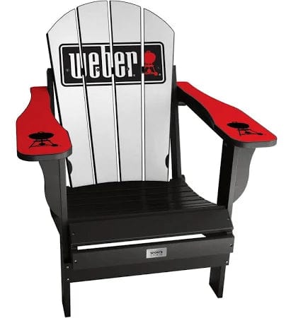 Weber Weber Custom Adirondack Chair (Weber Logo) CUSTOM CHAIR-BM-WEBER Outdoor Barware