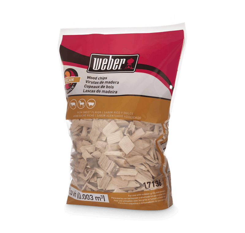 Weber Weber Firespice Wood Chips Pecan 17136 Accessory Smoker Wood Chip & Chunk 077924051456
