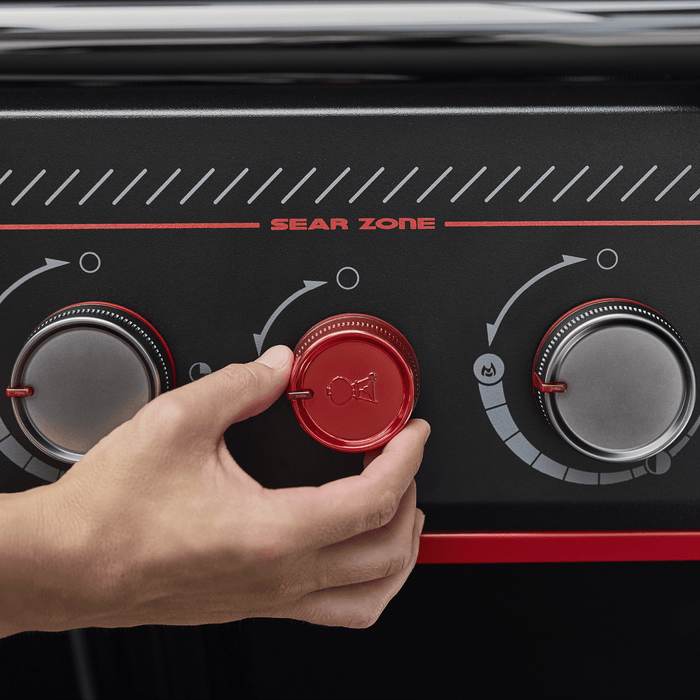 Weber Weber Genesis E-330WR 3-Burner Gas Grill Stealth Edition with Sear Zone Freestanding Gas Grill