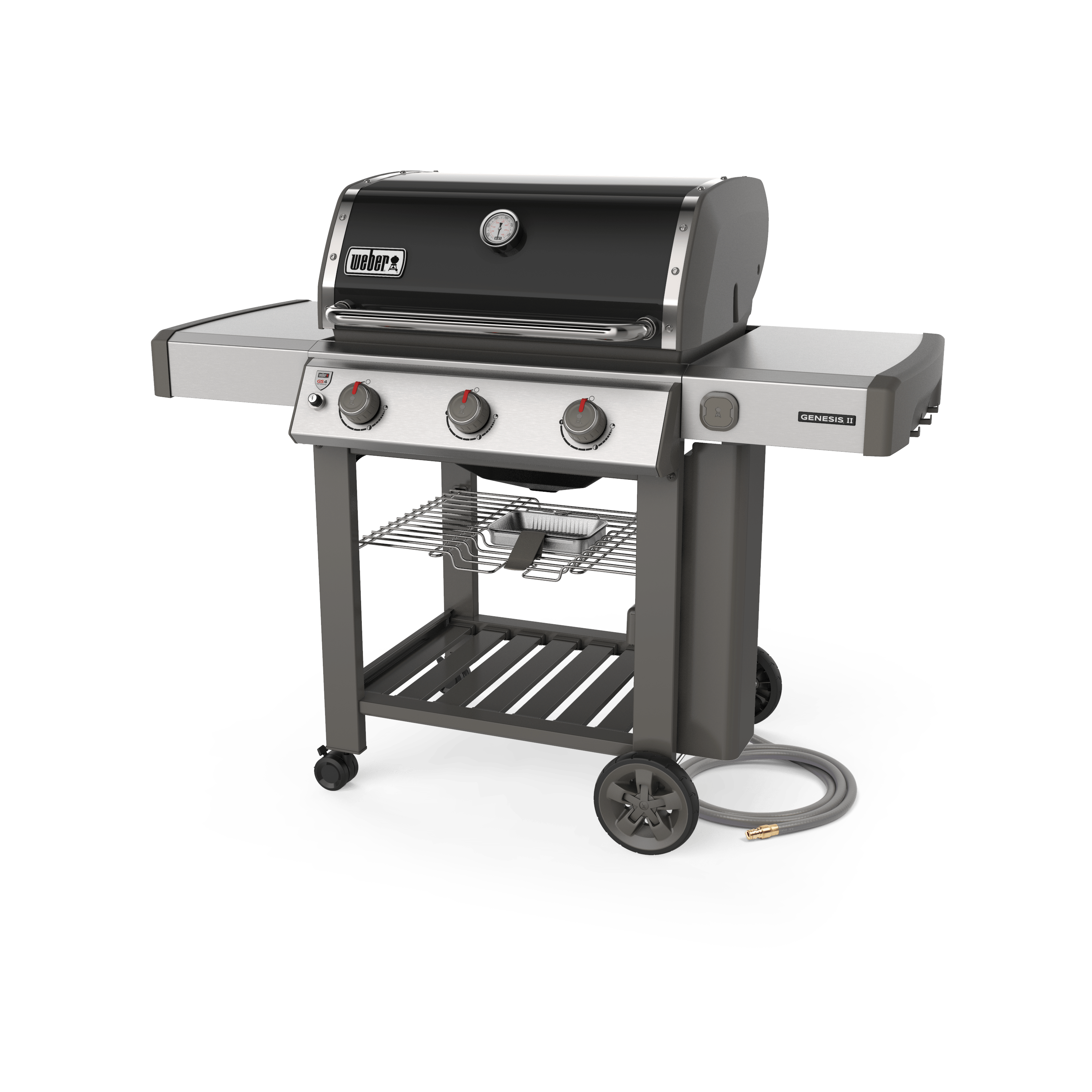 Weber Weber Genesis II E-310 3-Burner Natural Gas BBQ 66011001 Natural Gas / Black 66011001 Freestanding Gas Grill 077924079245