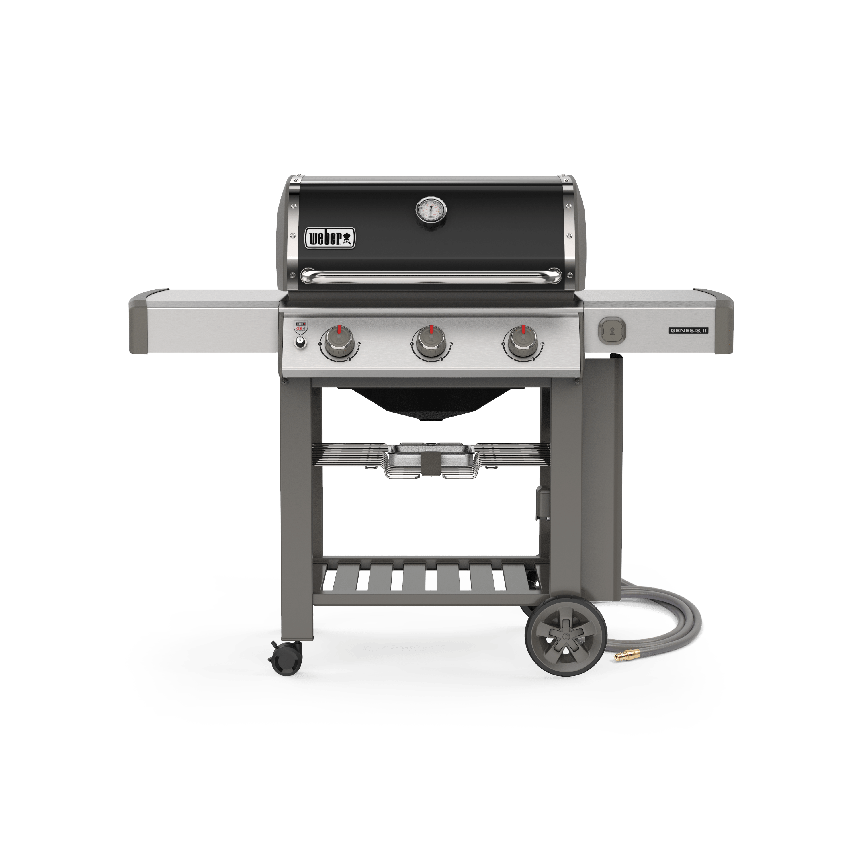 Weber Weber Genesis II E-310 3-Burner Natural Gas BBQ 66011001 Natural Gas / Black 66011001 Freestanding Gas Grill 077924079245