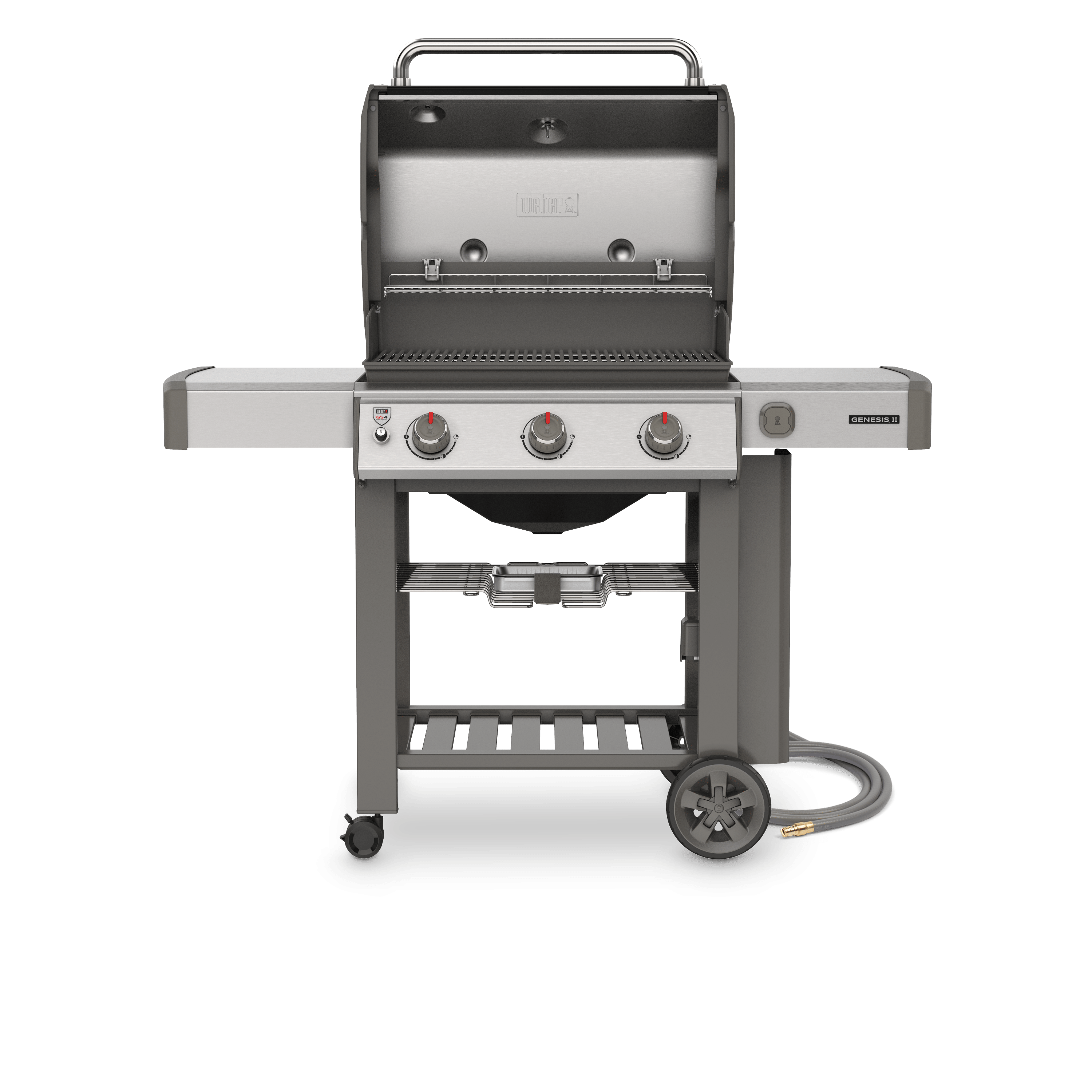 Weber Weber Genesis II E-310 3-Burner Natural Gas BBQ 66011001 Natural Gas / Black 66011001 Freestanding Gas Grill 077924079245