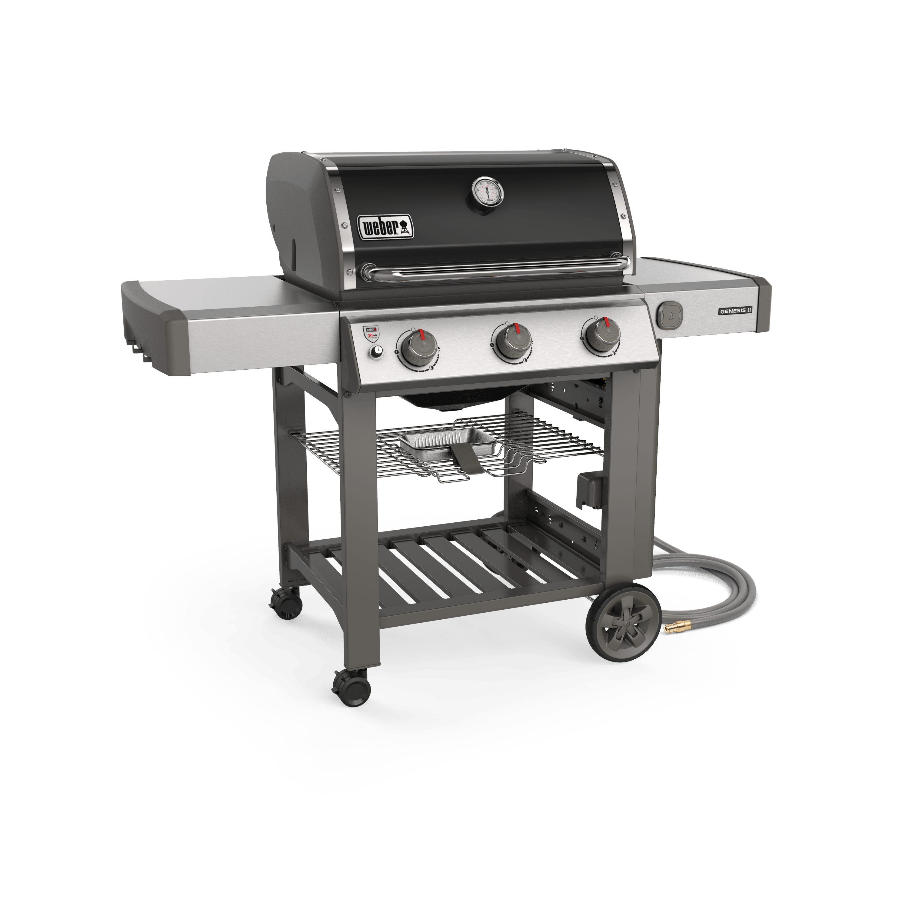 Weber Weber Genesis II E-310 3-Burner Natural Gas BBQ 66011001 Natural Gas / Black 66011001 Freestanding Gas Grill 077924079245