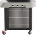 Weber Weber Genesis S-435 4-Burner BBQ in Stainless Steel with Side Burner & Sear Zone Freestanding Gas Grill