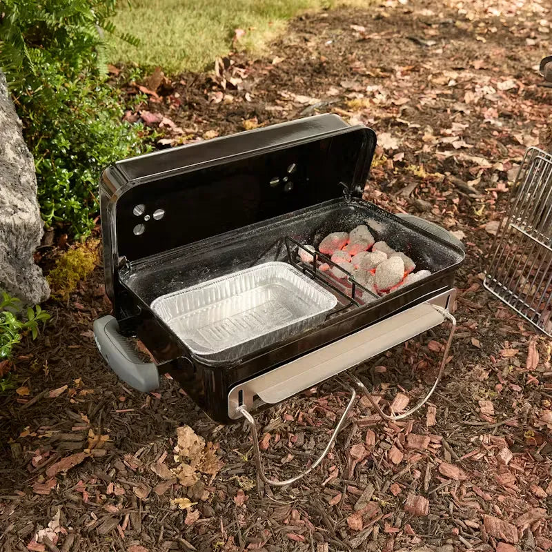 Weber Weber Go-Anywhere Charcoal Grill Charcoal / Black 1500763 Portable Charcoal Grill 077924013768