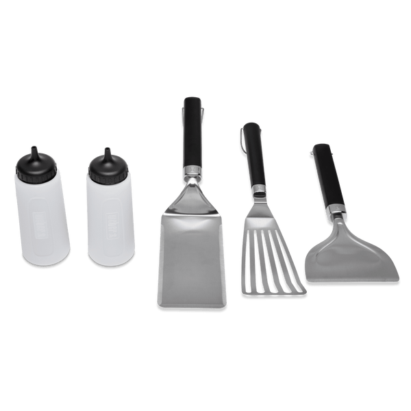 PitMaster King Ultimate 5pc Grill Cleaning Tool Set with Stainless