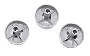 Weber Weber Knob Set 2010 (3 pack) Spirit series 99242 Part Control Knob & Bezel 077924992421